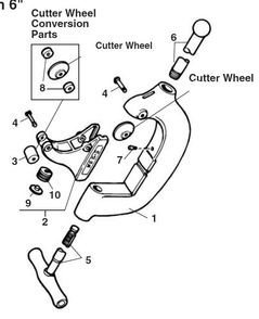 Pipe Cutter Diagram and Parts List for 32850  Ridgid Pipe Tools
