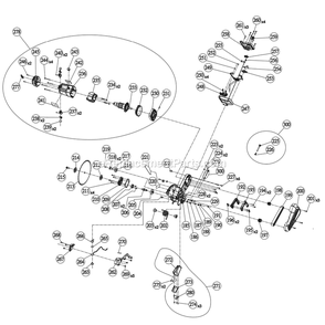 Page A Diagram and Parts List for R4251  Ridgid Miter Saw