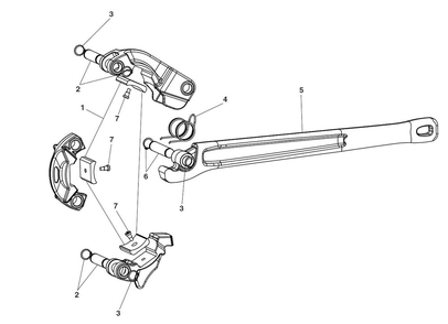N Core Barrel Wrench Diagram and Parts List for 46378  Ridgid Wrench