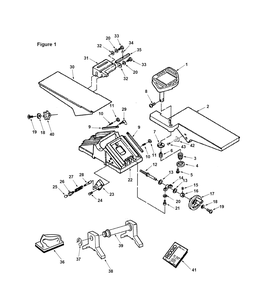 Fig-0 Diagram and Parts List for JP0600  Ridgid Planer Jointer