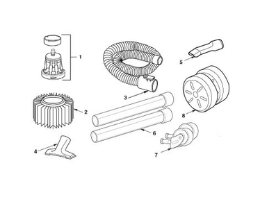 Wd40700, Wd4071 Vac Assembly Diagram and Parts List for AM2265  Ridgid Industrial Fan / Circulator