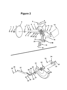 Fig-1 Diagram and Parts List for MS1250LS  Ridgid Saw
