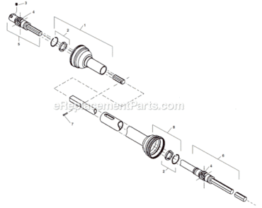 Part Location Diagram of 62327 Ridgid Nylon Bearing w/Retainer