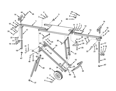 Part Location Diagram of 900510070 Ridgid Wheel