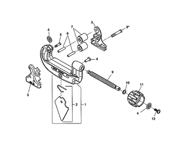 Fig-0 Diagram and Parts List for 10-TUBING-CUTTER  Ridgid Pipe Tools