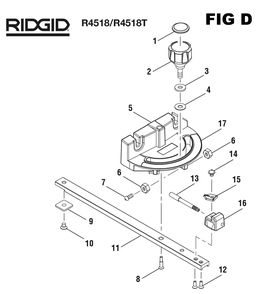 Part Location Diagram of 089110101131 Ryobi INDICATOR BRACKET