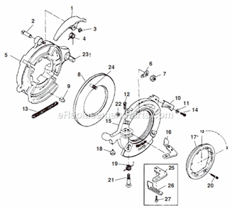Page A Diagram and Parts List for 914  Ridgid Threading Die