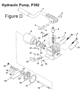 Part Location Diagram of 64422 Ridgid Rear Foot