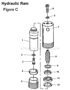 Part Location Diagram of 48607 Ridgid Rod Wiper