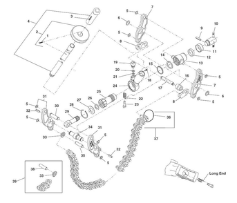 Soil Pipe Cutter Diagram and Parts List for 246S 14991 Ridgid Pipe Tools