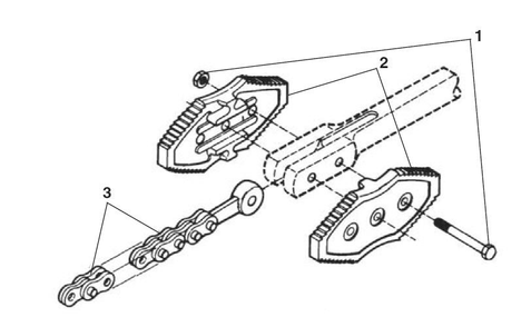 3237 Chain Tong Diagram and Parts List for 3237 92685 Ridgid Pipe Tools