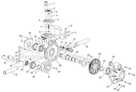 Part Location Diagram of 30888 Ridgid Thrust Washer