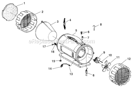 Page A Diagram and Parts List for AF2000  Ridgid Compressor