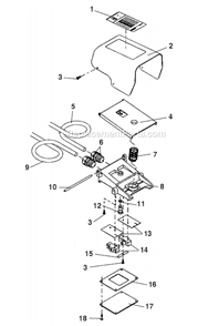 Part Location Diagram of 54382 Ridgid Cover