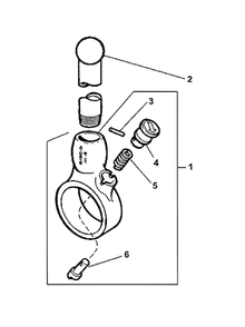 Part Location Diagram of 38700 Ridgid Ratchet Knob