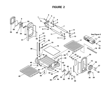 Fig-3 Diagram and Parts List for TP1300LS  Ridgid Planer Jointer