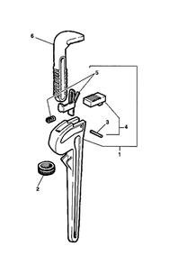 Part Location Diagram of 31640 Ridgid Spring Assembly