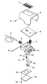 B-294hd Footswitch Diagram and Parts List for 300 COMPACT KIT 67182 Ridgid Pipe Tools