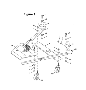 Fig-0 Diagram and Parts List for AC99200  Ridgid Tool Stand & Cart