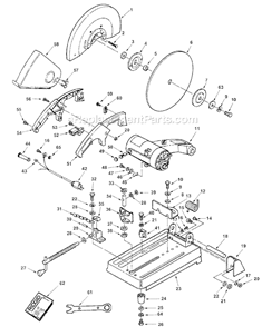 Part Location Diagram of A0385 Ridgid Nut Thread