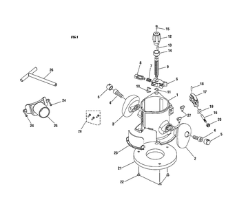 Fig-0 Diagram and Parts List for R2910  Ridgid Router