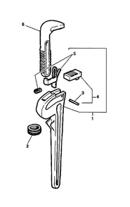 Fig-0 Diagram and Parts List for 18- Type-2 Ridgid Wrench