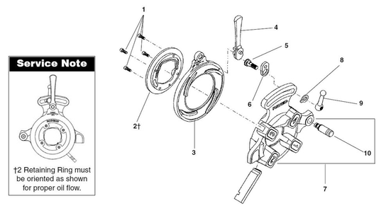 842 (23297) 1/8-Inch-2-Inch Lh (Bspt) Diagram and Parts List for 856 23297 Ridgid Pipe Tools