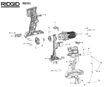 Part Location Diagram of 539088001 Ryobi BUTTON FORWARD/REVERSE