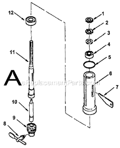 Page A Diagram and Parts List for DP15000  Ridgid Drill Press