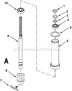 Part Location Diagram of 828875 Ridgid Tube Quill