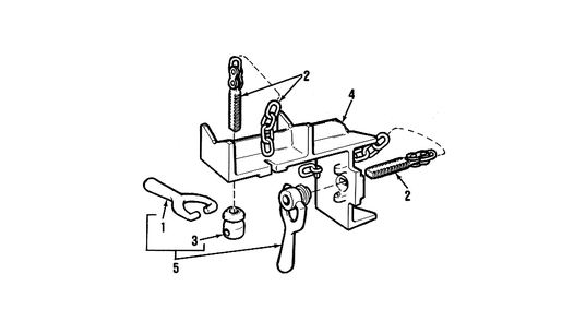 Fig-0 Diagram and Parts List for 462  Ridgid Vise