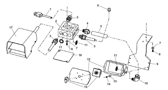 Electrical, 115v, 230v Diagram and Parts List for 64982  Ridgid Pipe Tools
