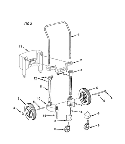 Fig-1 Diagram and Parts List for WD17351  Ridgid Utility Vacuum