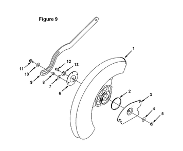 Part Location Diagram of 830058 Ridgid Pivot, Lower Guard