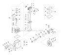 Page B Diagram and Parts List for GP80145SW  Ridgid Compressor