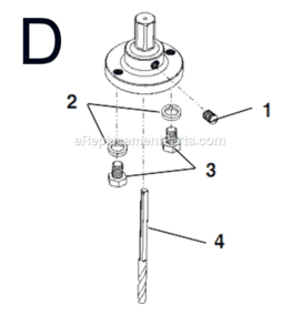 Page D Diagram and Parts List for HC-450  Ridgid Router
