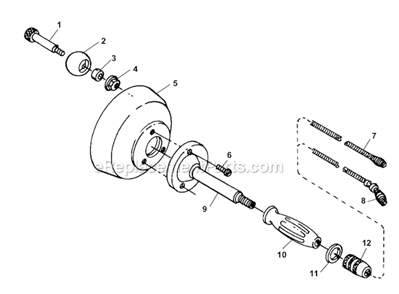 Part Location Diagram of 61540 Ridgid Screw (3)