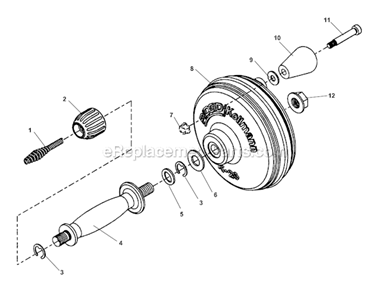 Page A Diagram and Parts List for K-26  Ridgid Drain Cleaner