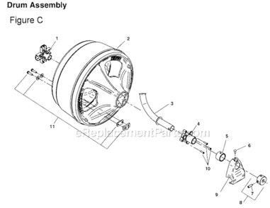 Part Location Diagram of 27478 Ridgid Guide Tube