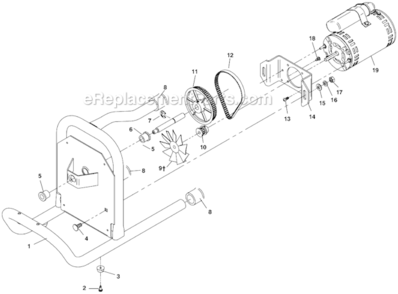Part Location Diagram of 71972 Ridgid Rubber Foot