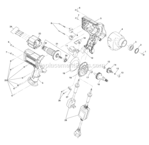 Part Location Diagram of 36468 Ridgid Screw