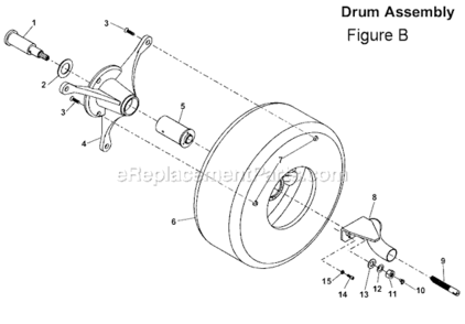 Page B Diagram and Parts List for K-750  Ridgid Drain Cleaner