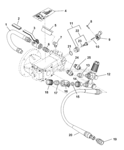 Part Location Diagram of 65192 Ridgid Pulse Assembly