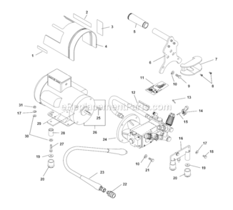 Part Location Diagram of 65097 Ridgid Flat Washer #6