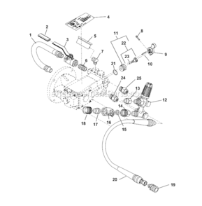 Page E Diagram and Parts List for KJ-1750  Ridgid Pressure Washer