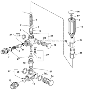 Page F Diagram and Parts List for KJ-2200  Ridgid Pressure Washer