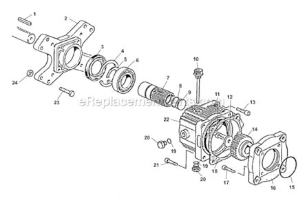 Page G Diagram and Parts List for KJ-3000  Ridgid Pressure Washer