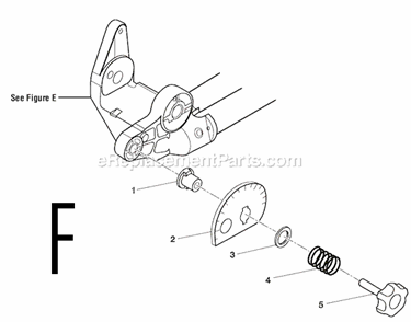 Page F Diagram and Parts List for MS1290LZ1  Ridgid Miter Saw