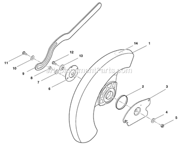 Part Location Diagram of 830041 Ridgid Actuator Link