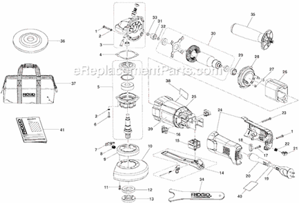 Part Location Diagram of 671701002 Ridgid Clamp Nut